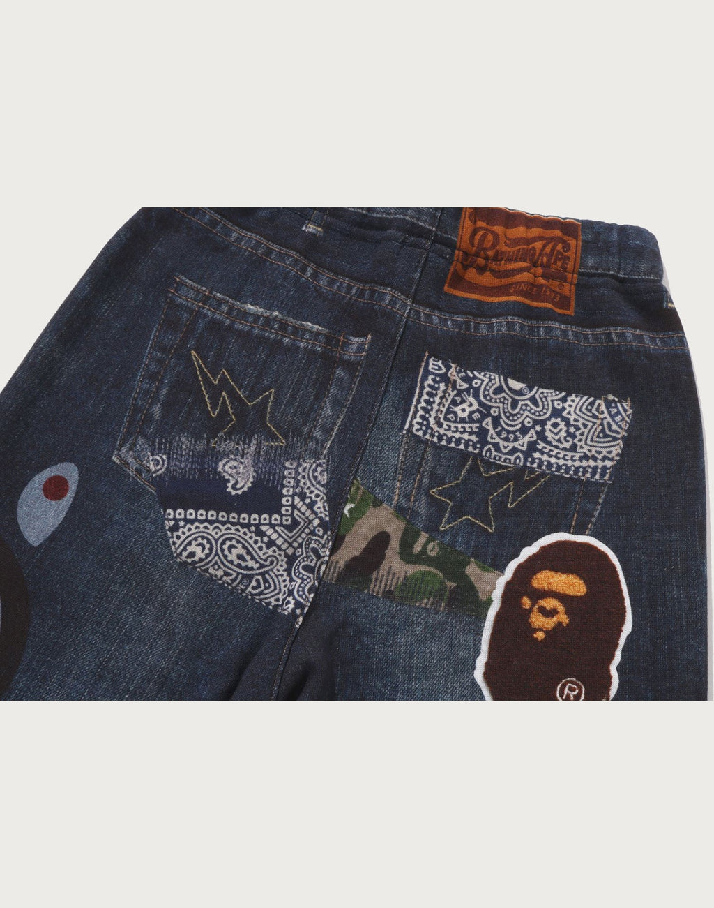 BABY MILO FRIENDS DENIM PRINT SWEAT PANTS KIDS