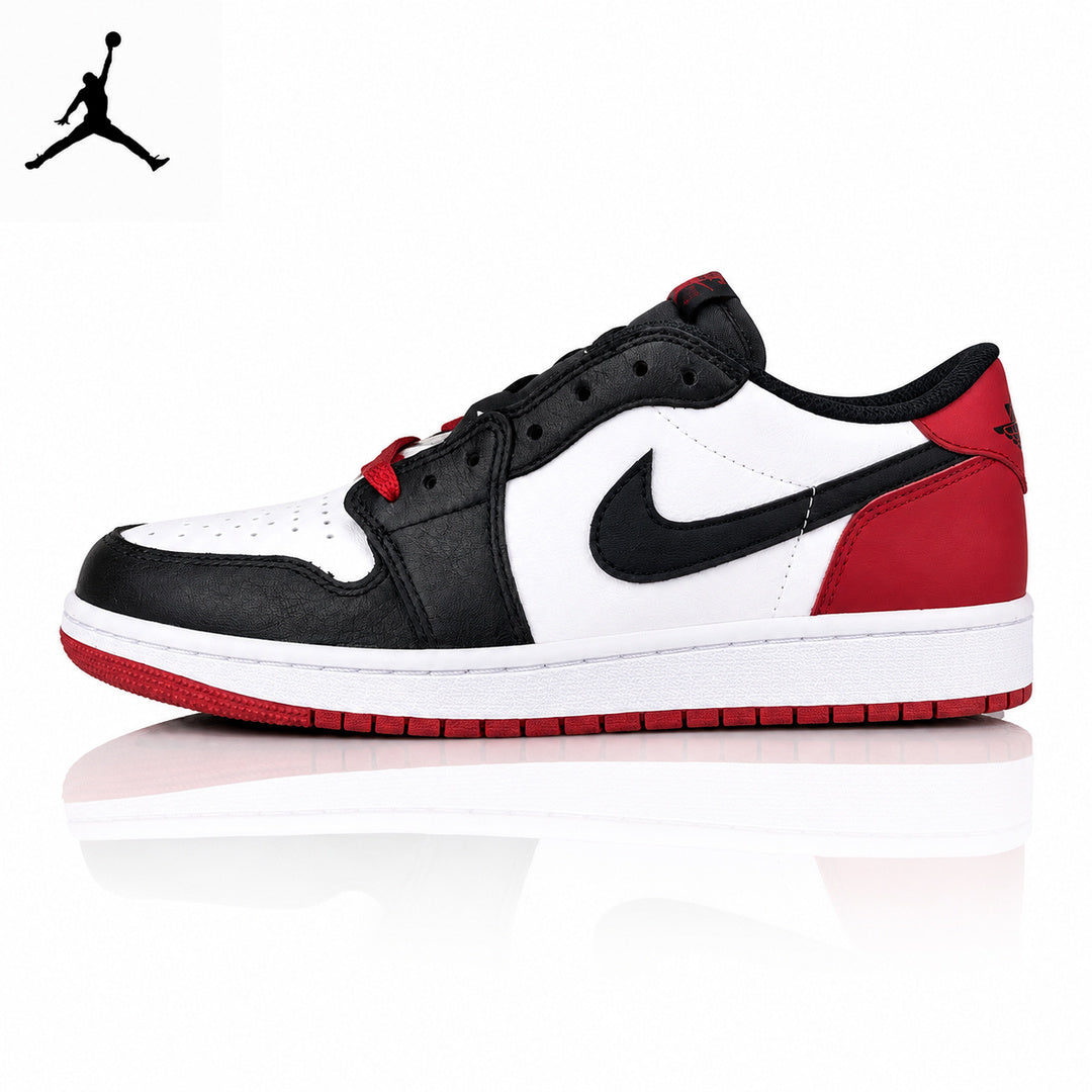 Air Jordan 1 Low Black Toe Unisex Sneakers CZ0790-106