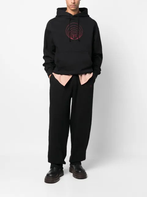 GmbH embroidered-logo detail hoodie