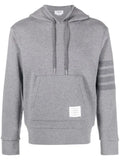 Thom Browne stripe-detail sleeve hoodie