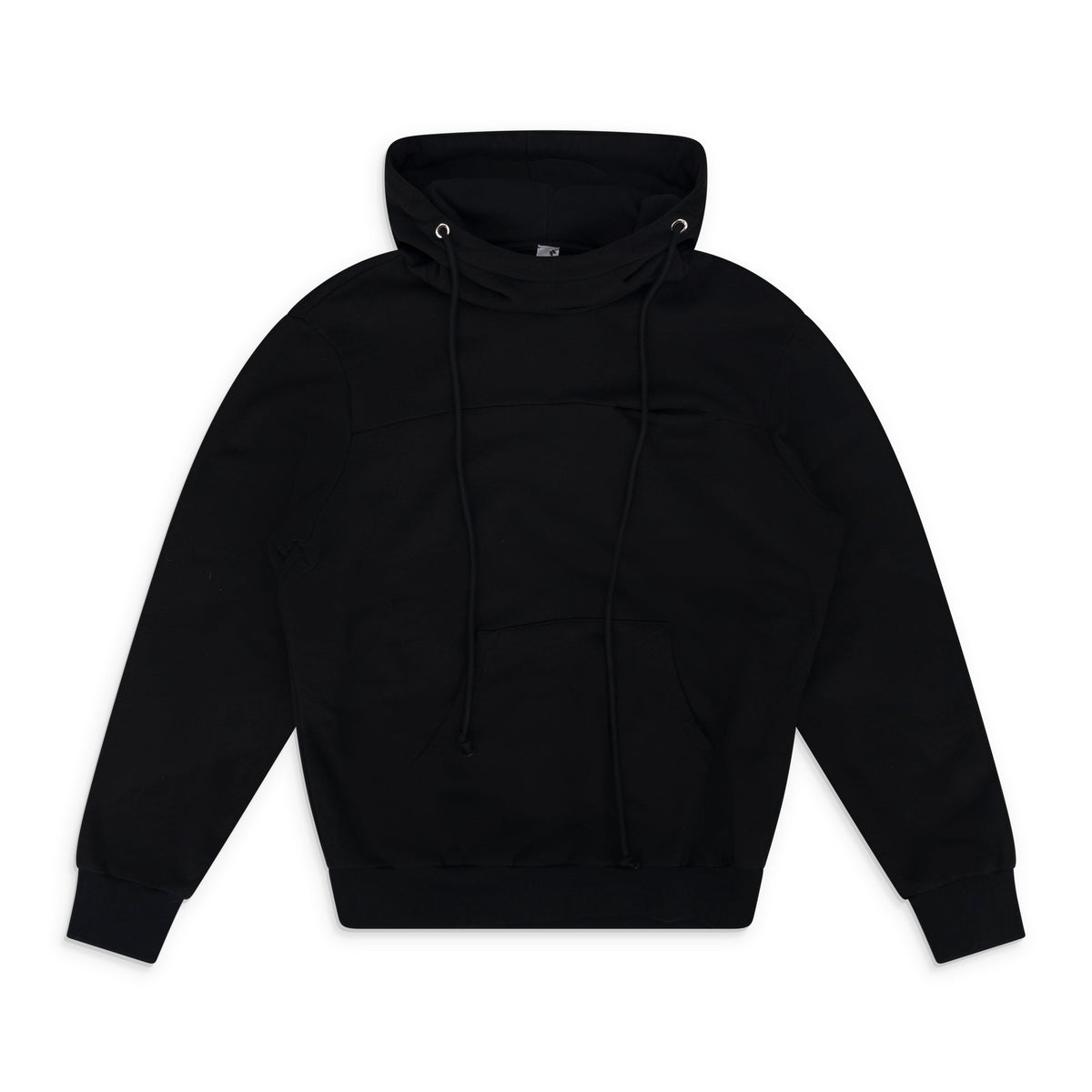 Black Classic Hidden Pocket Hoodie