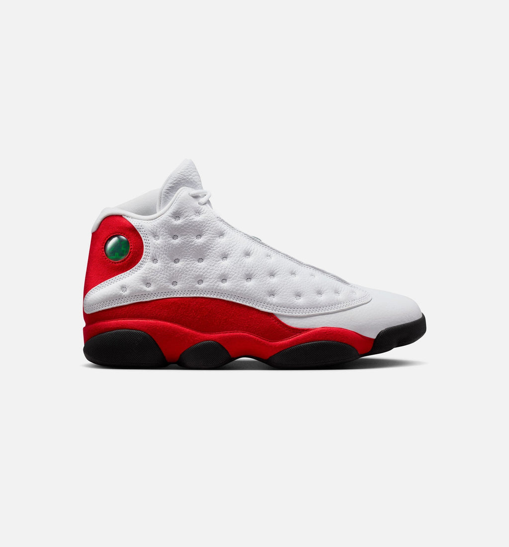 Air Jordan 13 Retro White & University Red Men's Lifestyle Shoes - White/Black/True Red