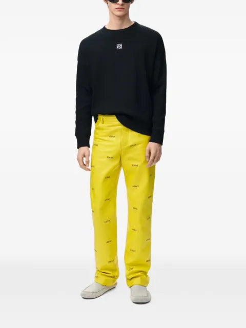 LOEWE oversized fit long-sleeve T-shirt in cotton