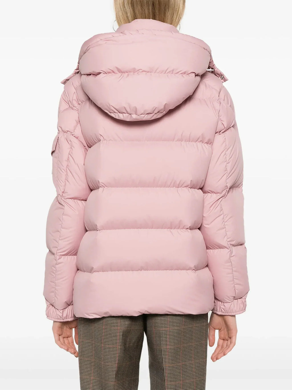 Moncler Maya 70th Anniversary Short Down Jacket in Pink