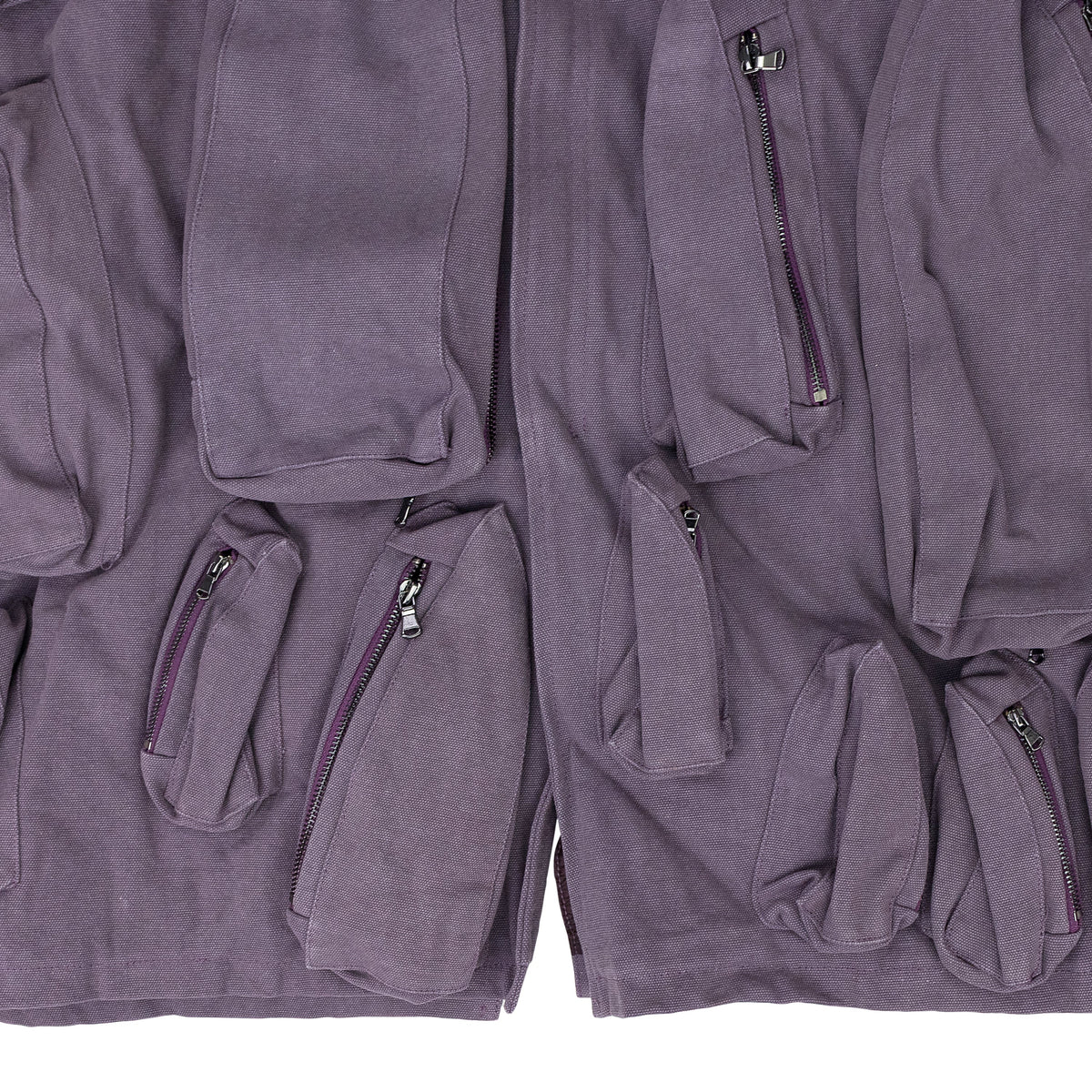 VIOLET FLOOR LENGTH TRENCH COAT