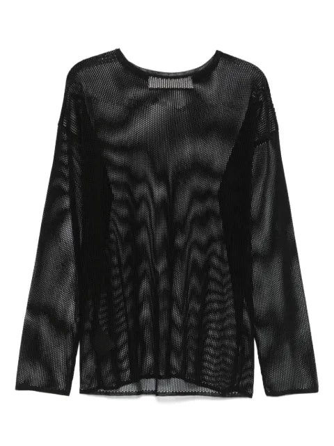 Isabel Benenato open-knit sweater