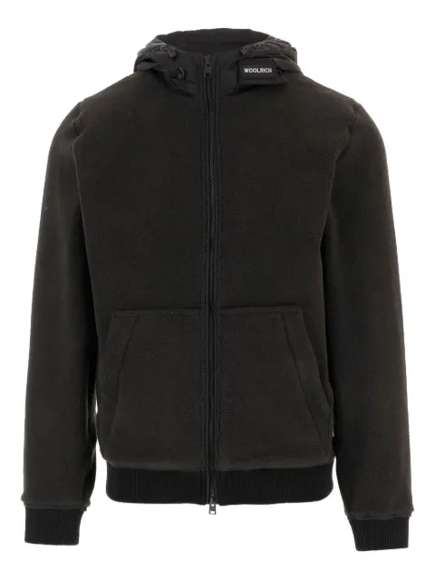 Woolrich zip-up fleece hoodie