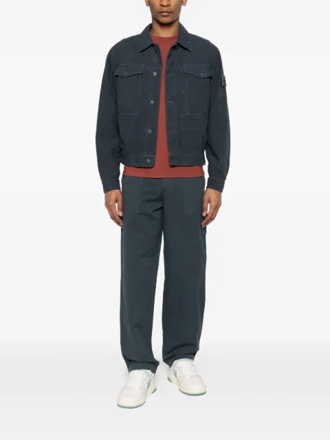 Stone Island 4100040 bonded linen-tc S.I. Ghost jacket