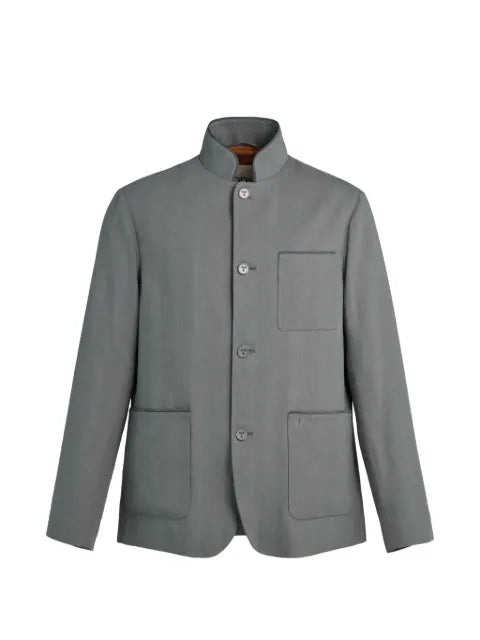 Tod's Castello jacket in linen and silk