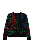 RHUDE bandana knit crewneck sweater