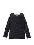 Black Comme Des Garçons speckled long-sleeve jumper