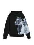 Simone Rocha pony-print hoodie