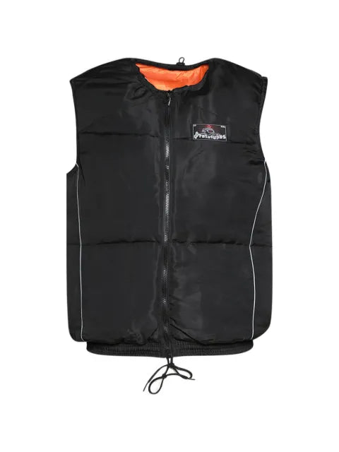 PROTOTYPES logo-patch padded gilet