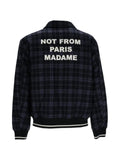 Drôle De Monsieur check flannel shirt jacket
