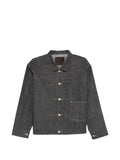 TAIGA TAKAHASHI pleated denim jacket