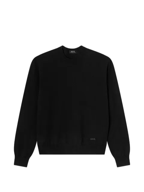 A.P.C. Matthieu logo-print crew-neck sweater