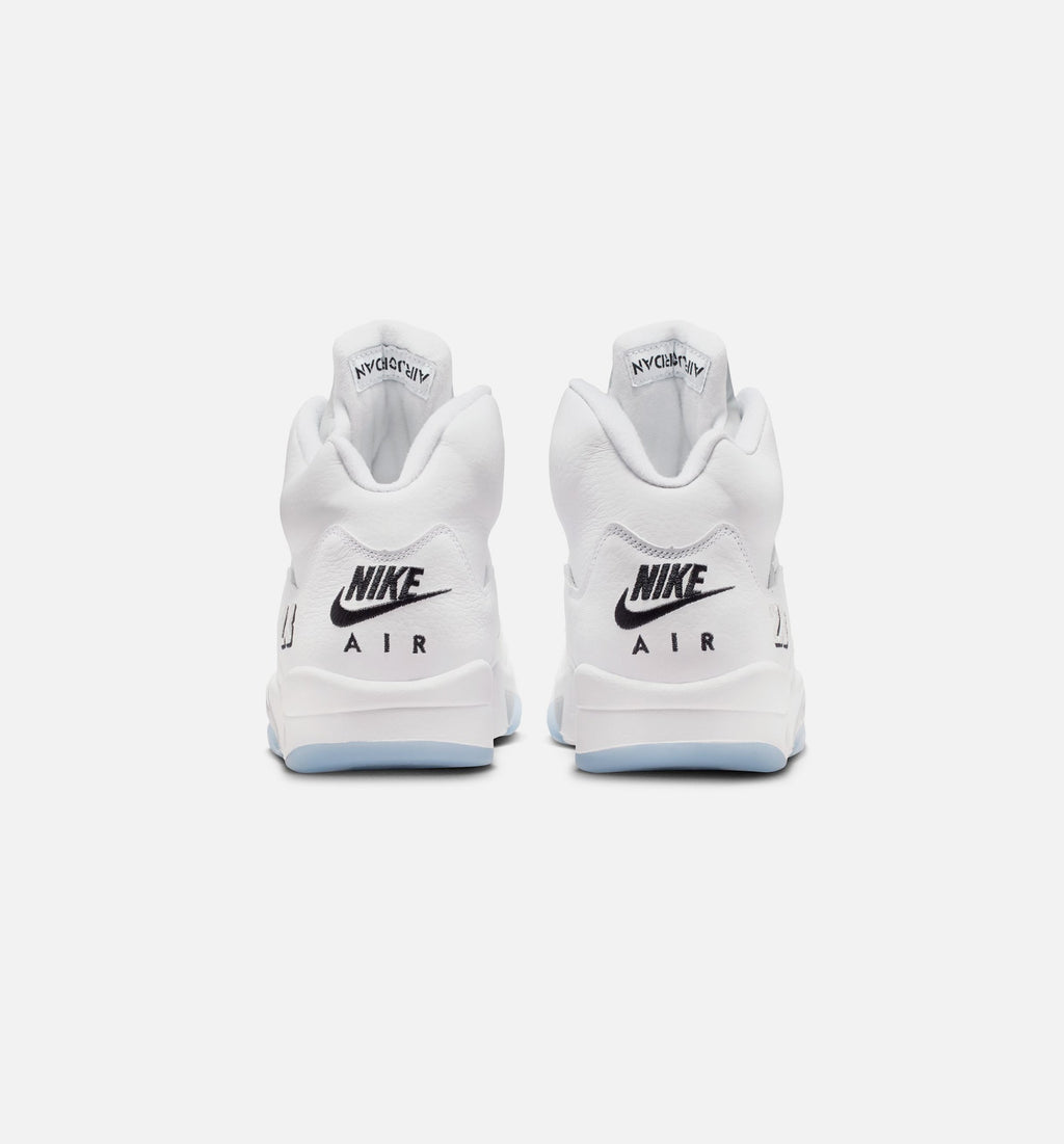 Air Jordan 5 Retro OG White Metallic Men's Shoe - White/Metallic Silver/Black