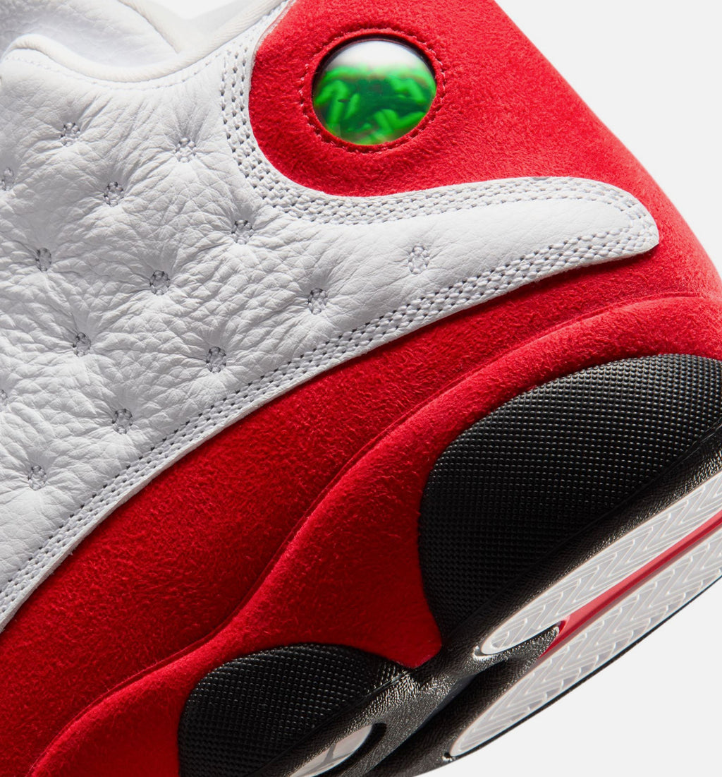 Air Jordan 13 Retro White And University Red Men's Lifestyle Shoes - White/Black/True Red