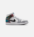 Air Jordan 1 Mid SE | Men's Lifestyle Shoe | Black/White/Wolf Grey