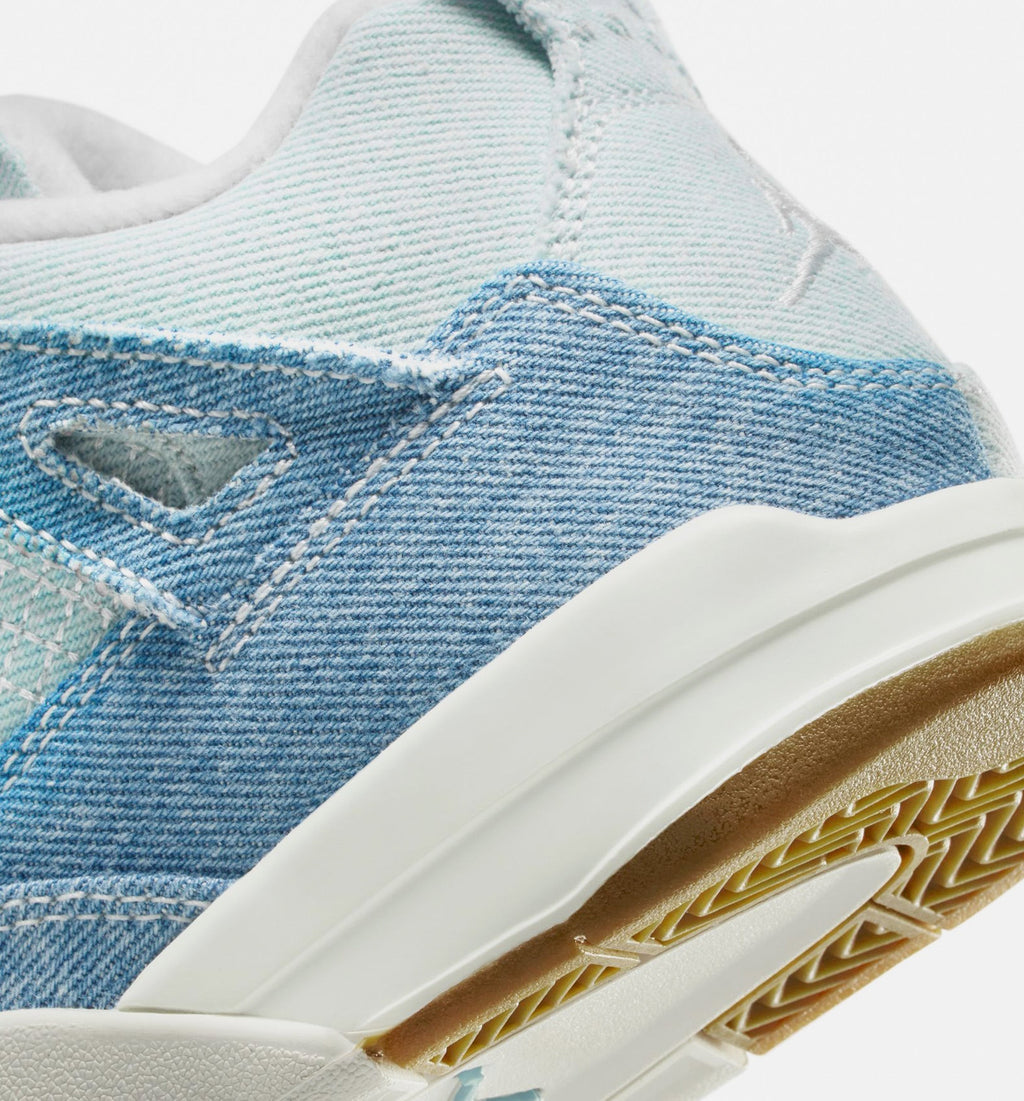 Air Jordan 4 Retro “Worn Blue” Preschool Lifestyle Shoes (PS)