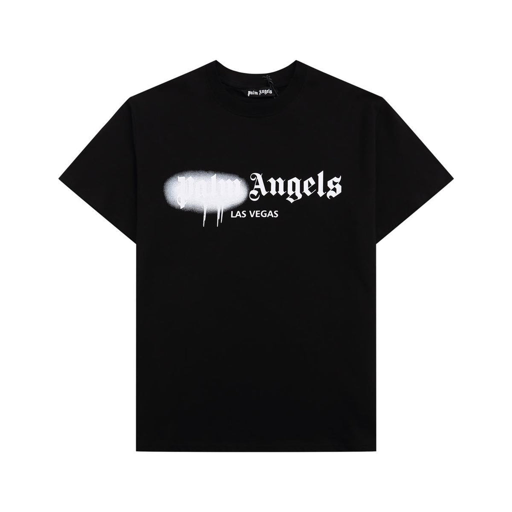 Palm Angels Heart Letter Graphic Short Sleeve Tee Streetwear Unisex