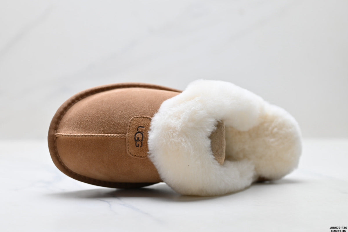 UGG Coquette Shearling Platform Slip-Ons