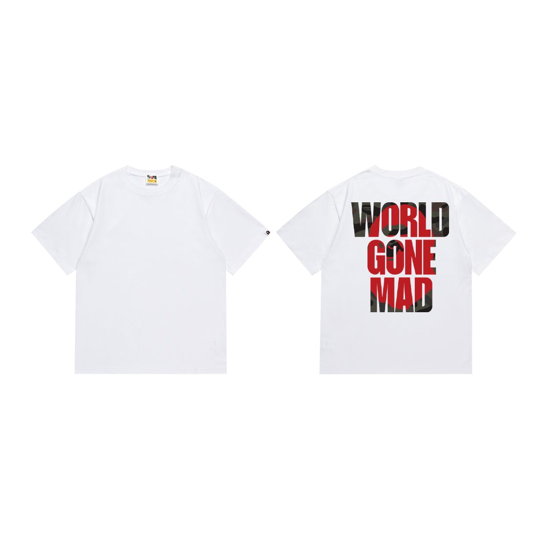 BAPE World Gone Mad Short-Sleeve T-Shirt