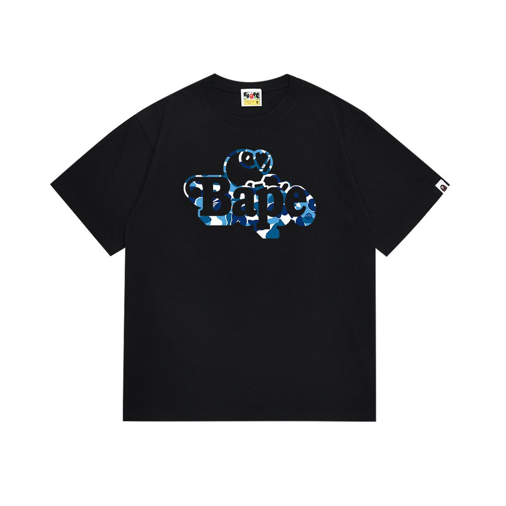 BAPE Blue Camo Graphic T-Shirt