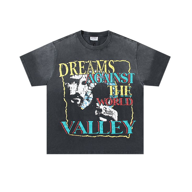 VALE USA Dreams Against the World Graphic T-Shirt