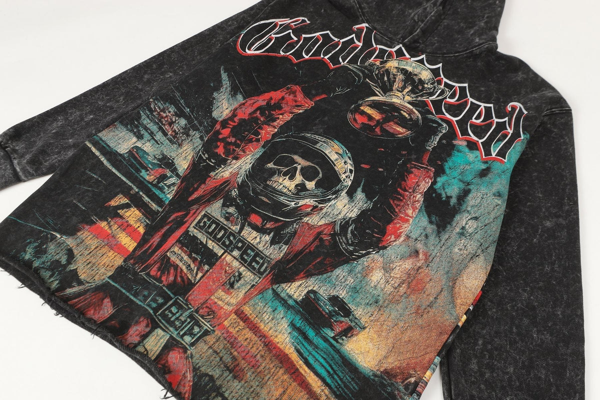 Godspeed Death Before Race Graphic Hoodie