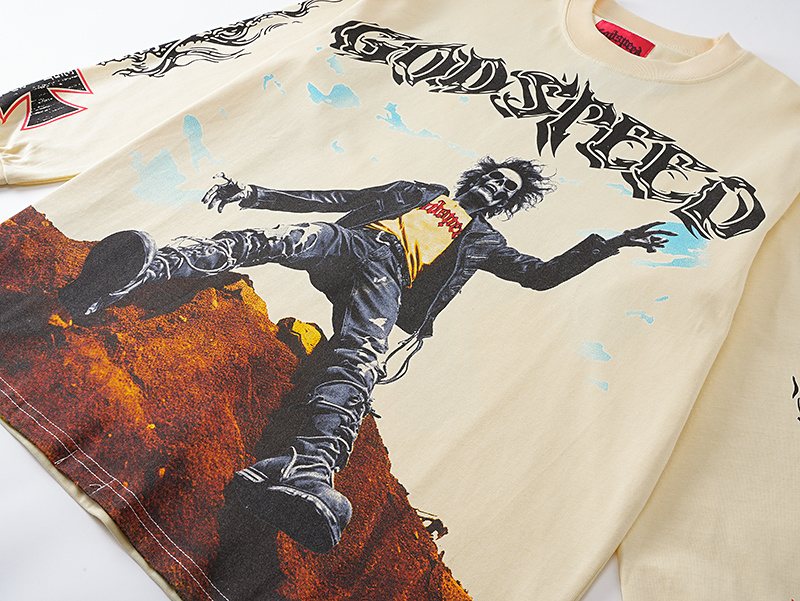 Godspeed E Pluribus Unum Graphic Long-Sleeve T-Shirt
