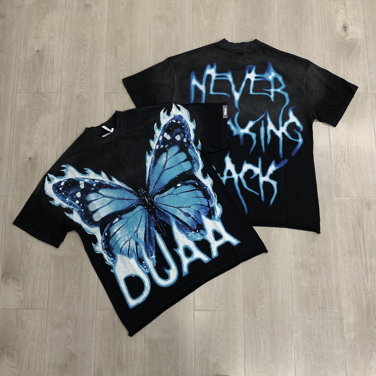 DUAA Butterfly Graphic Short-Sleeve T-Shirt