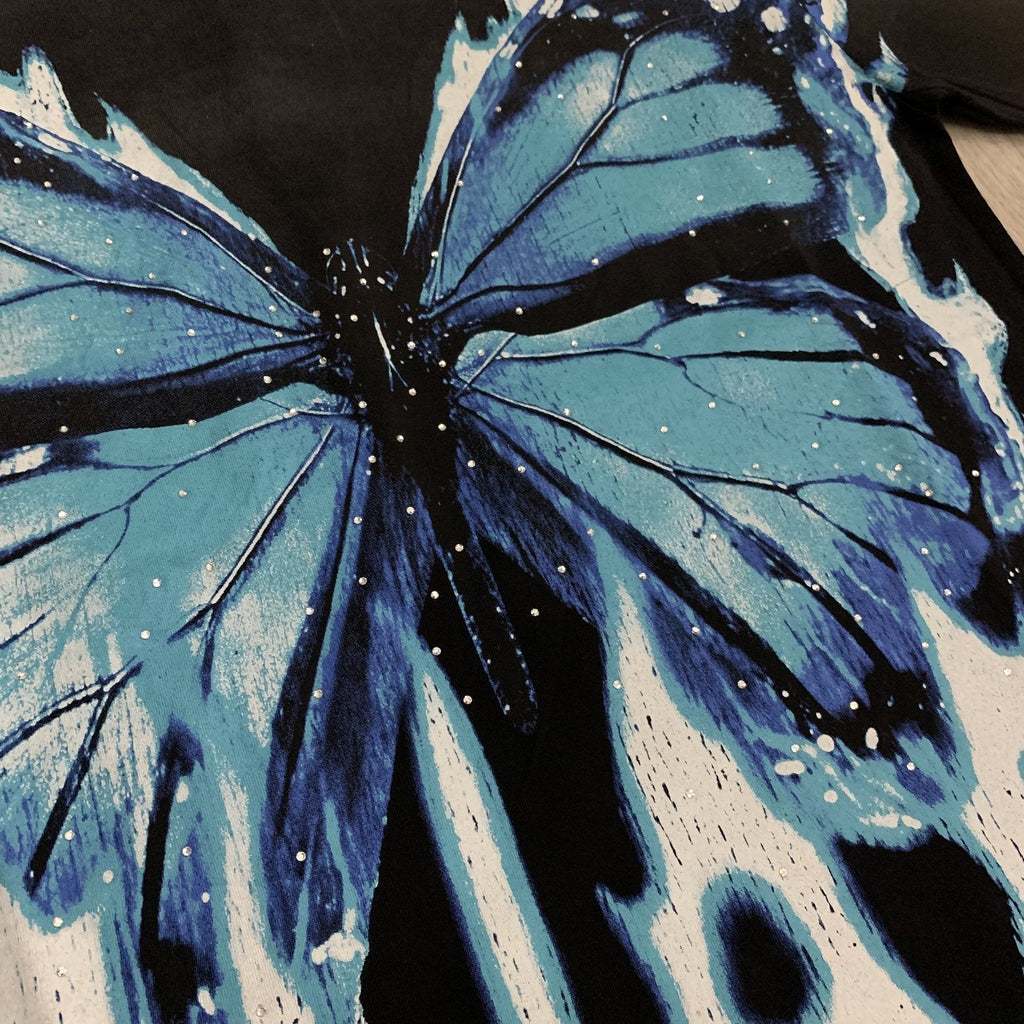 DUAA Butterfly Graphic Short-Sleeve T-Shirt