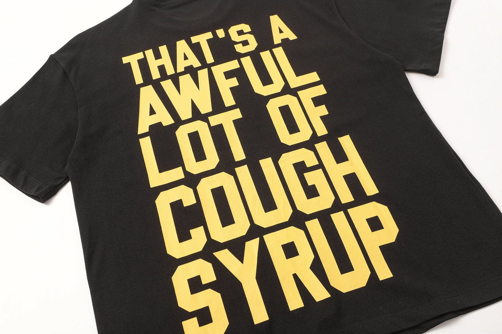 THAT'S A AWFUL LOT OF COUGH SYRUP Mona Lisa Graphic Short-Sleeve T-Shirt