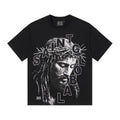 SAINT Rhinestone Graphic Short-Sleeve T-Shirt