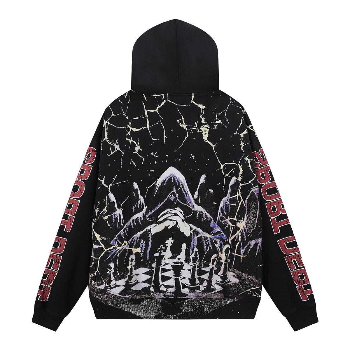 VALE USA Sport Dept Chess Graphic Zip Hoodie