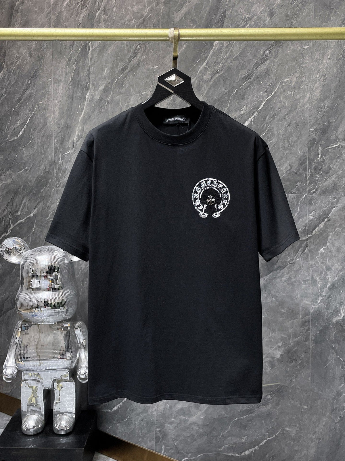 Chrome Hearts Cross Scroll Graphic Short-Sleeve T-Shirt