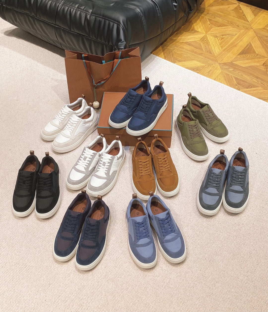 Loro Piana Men's Classic Jogging Sneakers