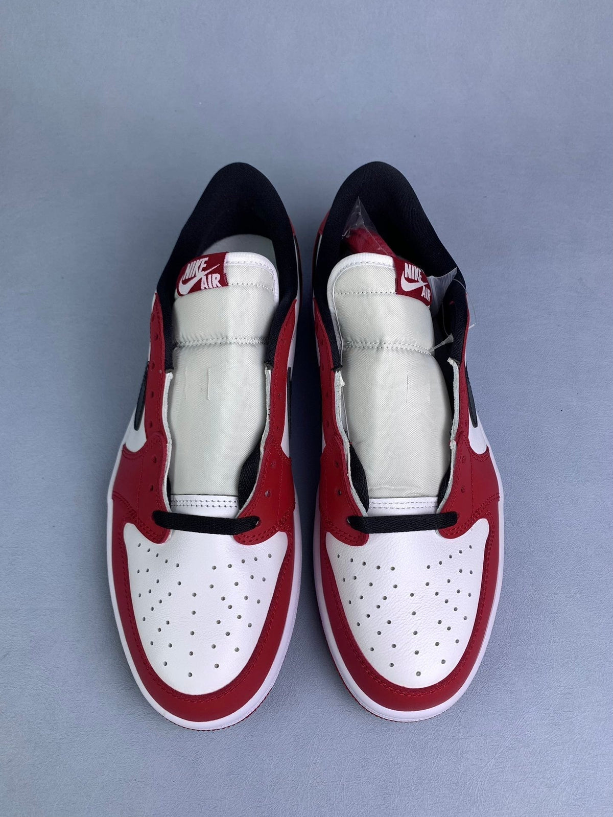Air Jordan 1 Low White/Red Chicago 705329-600 Unisex Sneakers
