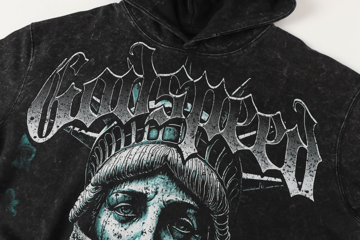 Godspeed Statue of Liberty Graphic Hoodie