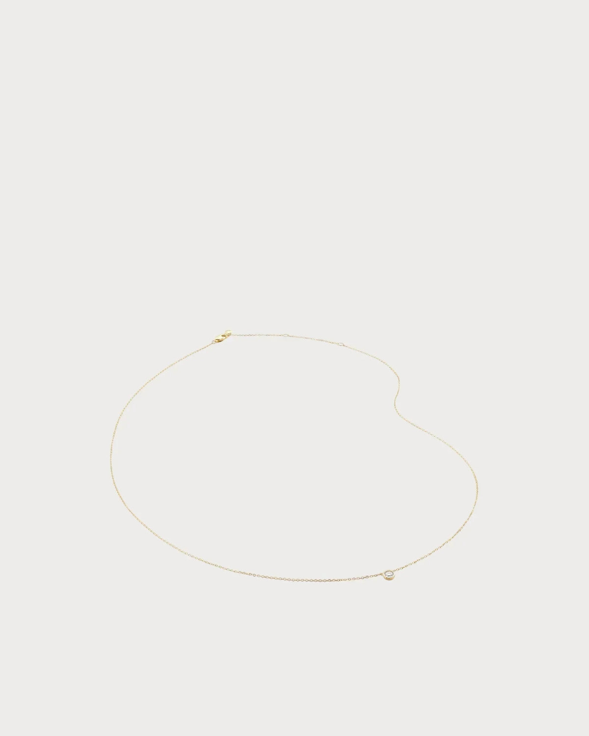 MONICA VINADER Lab-Grown 14ct Yellow-Gold And 0.06ct Lab-Grown Diamond Pendant Necklace(Gold)