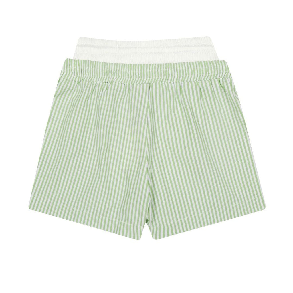 Ralph Lauren Striped Double-Waist Shorts