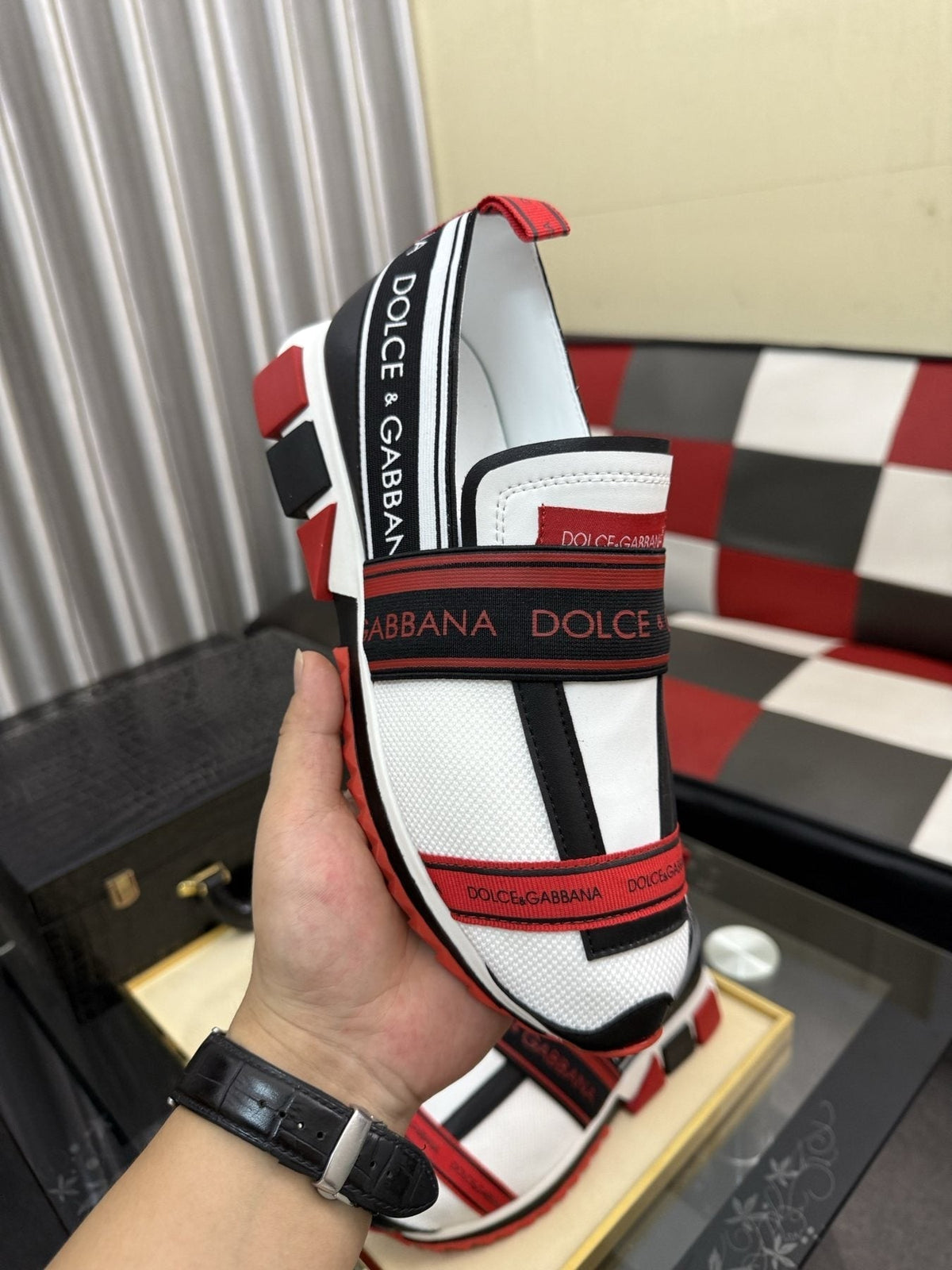 Dolce & Gabbana Strap Sneakers
