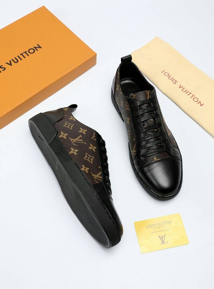 Louis Vuitton Monogram Panel Sneakers
