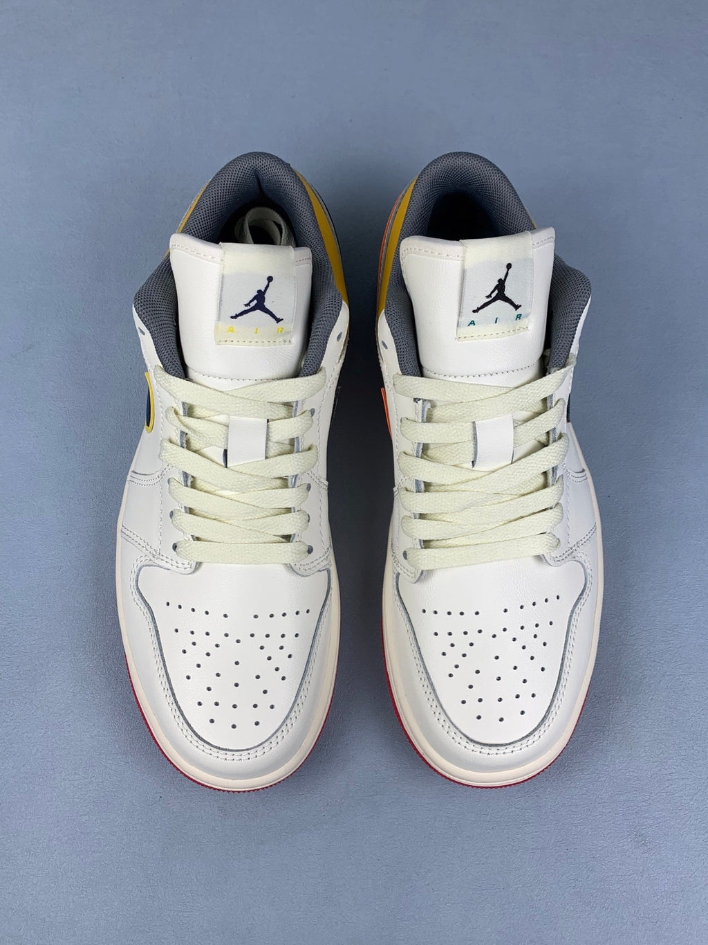 Air Jordan 1 Low Mandarin Duck Sails White Unisex Sneakers HV4511-133